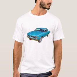 Blue 1966 Pontiac Le Mans Muscle Car T-shirt