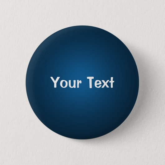 Blue 2 1/4-inch Custom Text Button Sjabloon (Voorkant)