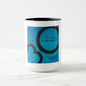 Blue 30 Decade Birthday Mok (Midden)