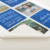 Blue 3-Photo Fun Boxes Class Year Sherpa Deken (3/4)