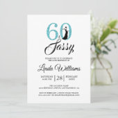 Blue 60 et Sassy | Invitation de fête du 60e anniv (Debout devant)