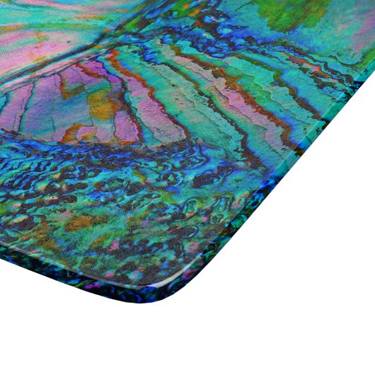 Blue Abalone Shell Snijplank (Hoek)