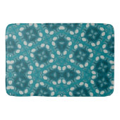 Blue Abstract Bath Mat (Voorkant)