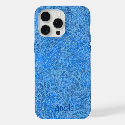 Blue Abstrait Safari Journey Imprimer (Verso)