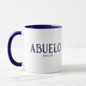 Blue Abuelo-jaar ingesteld Mok (Links)