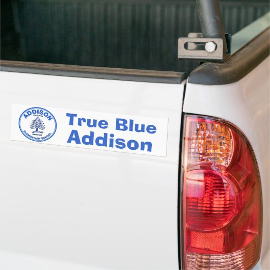 Blue Addison Bumpersticker (Op Truck)