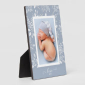 Blue Afbeelding Easel Back Frameless Photo Holder Fotoplaat (Zijkant)