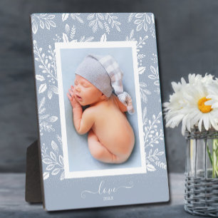 Blue Afbeelding Easel Back Frameless Photo Holder Fotoplaat