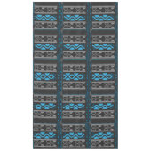 Blue African Aztec Tafelkleed (Voorkant)