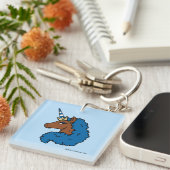 Blue Afro Unicorn Sleutelhanger (Voorkant Rechts)