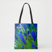 Blue Agapanthus Tote bag (Devant)