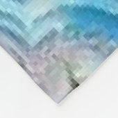 Blue Agate Geode Fleece Blanket Deken (Hoek)