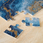 Blue Agate Legpuzzel (Zijkant)