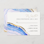 Blue Agate RSVP (Voorkant / Achterkant)