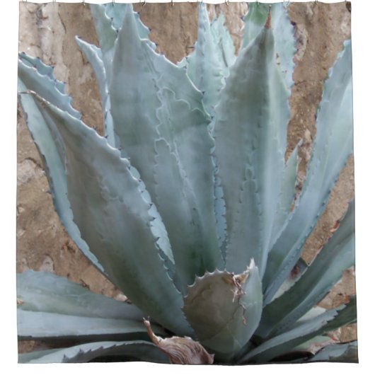 Blue Agave Plant Douchegordijn (Voorkant)