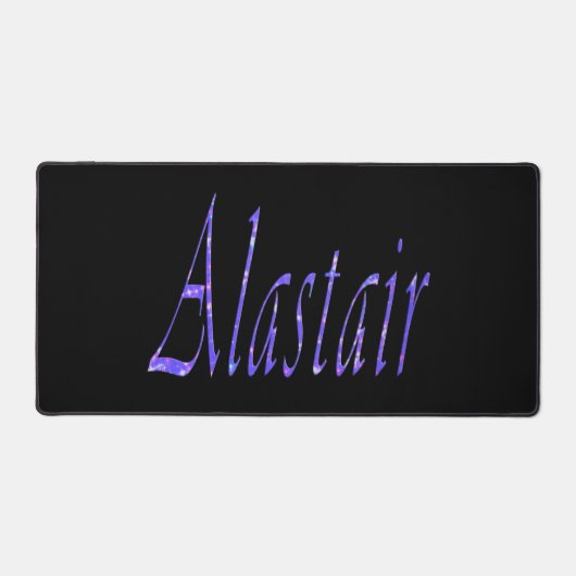 Blue Alastair Nom, Mat de bureau (Recto)