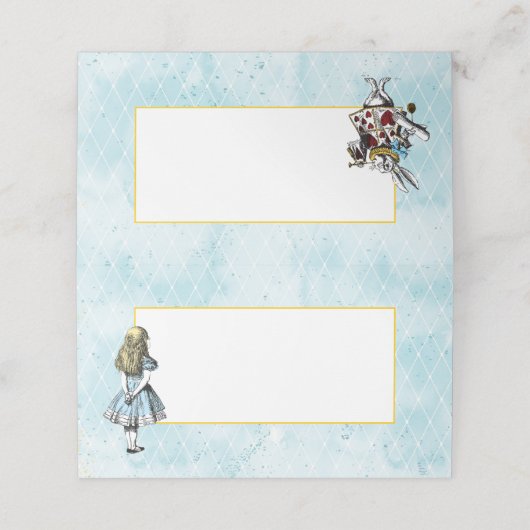 Blue Alice en Mr. Rabbit (Buitenkant ongevouwen)