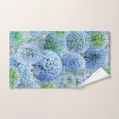 Blue Alliums Handdoek (Handdoek)