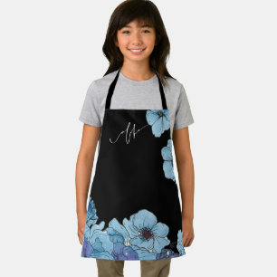 Blue Aloha Floral Schort