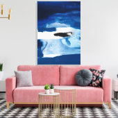 Blue Amore II Canvas Afdruk (Insitu (Woonkamer))