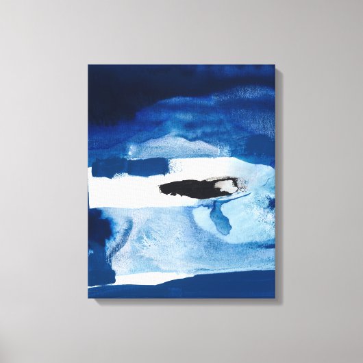 Blue Amore II Canvas Afdruk (Voorkant)