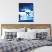 Blue Amore II Canvas Afdruk (Insitu (Slaapkamer))
