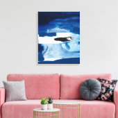 Blue Amore II Canvas Afdruk (Insitu (Woonkamer))