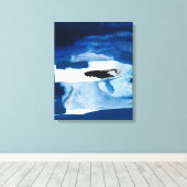 Blue Amore II Canvas Afdruk (Insitu (Houten vloer))