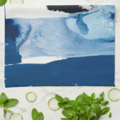 Blue Amore II Theedoek (Gevouwen)