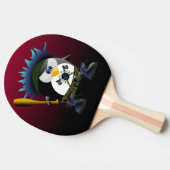 Blue Anarchy Penguin Ping Pong Paddle Tafeltennisbatje (Zijkant)