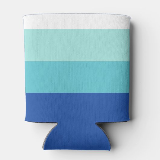 Blue Anchor Beach Home Striped Blikjeskoeler (Achterkant)