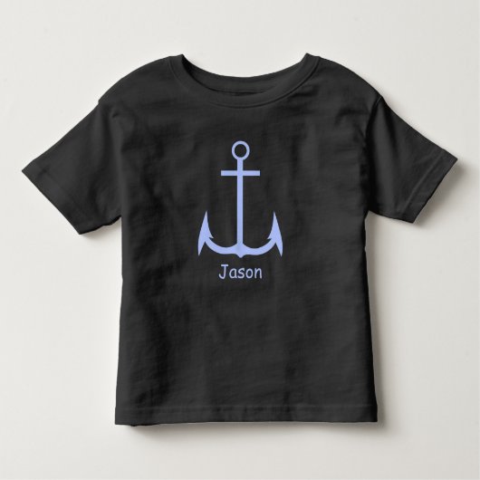 Blue Anchor Custom Toddler T-shirt (Voorkant)
