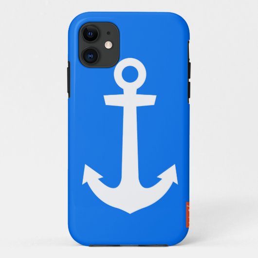 Blue Anchor IPhone case (Achterkant)