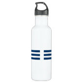 Blue Anchor Monogram Waterfles (Achterkant)