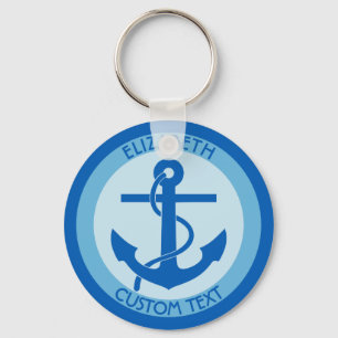 Blue Anchor Sailor Sleutelhanger