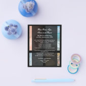 Blue and Black Luxury Spa Resort Theme Flyer (Enkel)