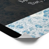 Blue and Black Luxury Spa Resort Theme Poster (Hoek)