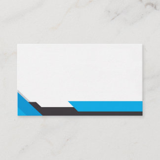 Blue and Black Square Shapes Visitekaartje