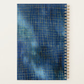 Blue and Gold Let Your Sparkle Shine Planner (Achterkant)