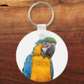 Blue and Gold Macaw Sleutelhanger (Voorkant)