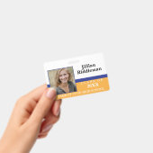 Blue and Gold Photo Event Badge (Handheld)