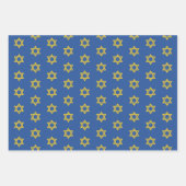 Blue and Gold Star van David Inpakpapier Vel (Voorkant 2)