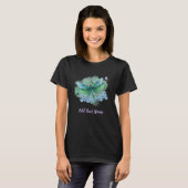 Blue and Green Dragonfly Tshirt (Devant entier)