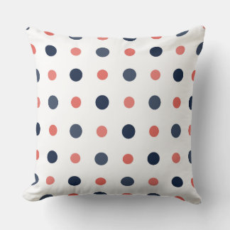 blue and pink dots kussen