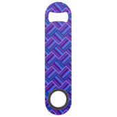Blue and purple stripes weave (Dos)