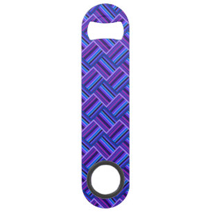 Blue and purple stripes weave