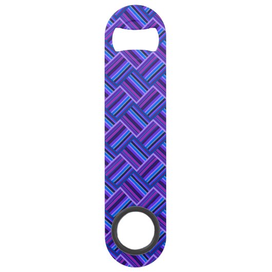 Blue and purple stripes weave (Devant)
