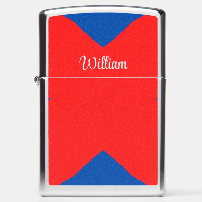 Blue and red abstract background (Voorkant)