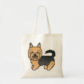 Blue and Tan Australian Terrier Cute Dog Tote Bag (Voorkant)