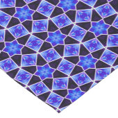 Blue and Violet Star Tegel Table Runner Korte Tafelloper (Hoek)